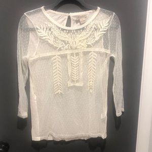 3/4 sleeved Lucky Brand shirt - never worn